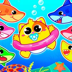 Five Baby Sharks Song