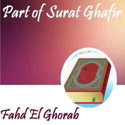 Part of Surat Ghafir
