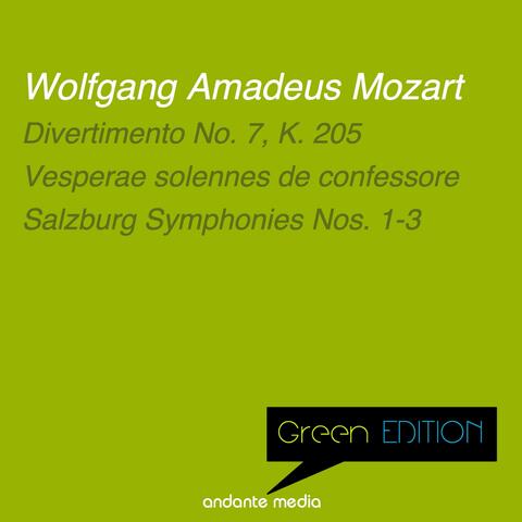 Green Edition - Mozart: Divertimento No. 7, K. 205 & Salzburg Symphonies Nos. 1 - 3