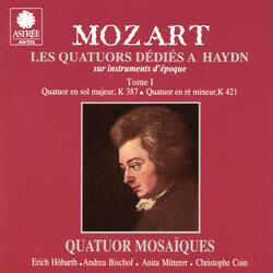 6 String Quartets Dedicated to Joseph Haydn, Op. 10, No. 14 in G Major, K. 387: II. Menuetto. Allegro