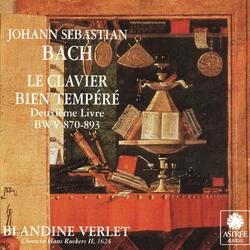 The Well-Tempered Clavier, Book 2, No. 22 in B-Flat Minor, Prelude and Fugue, BWV 891, BWV 891: No. 2, Fugue