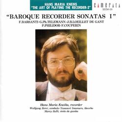 Sonata for Recorder and Basso Continuo in C Major: IV. Presto