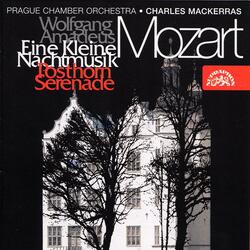 Serenade for 2 Violins, Viola, Double Bass, 2 Flutes, 2 Oboes, 2 Bassoons, 2 Posthorns, 2 Trumpets and Timpani, .: Rondeau. Allegro ma non troppo