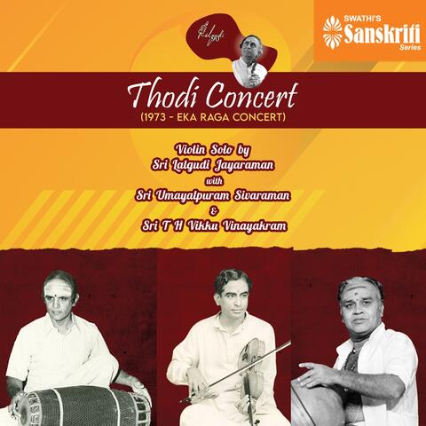 Thodi Concert (1973 - Eka Raga Concert)