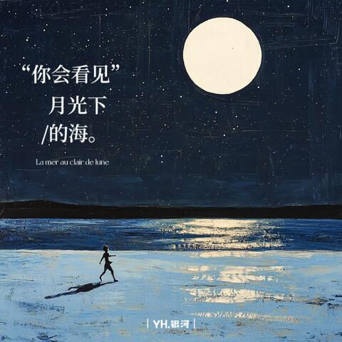 月光下的海