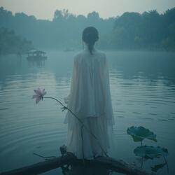 Moon Over Lotus Lake