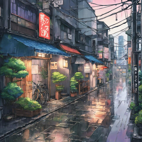 waiting for the rain to fade away