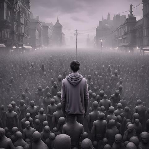 Alone in a crowd - slowed
