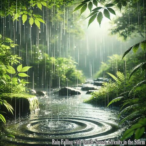 Rain Falling with Gentle Sound, Serenity in the Storm