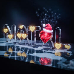 The Magic of Christmas and love Borboleta Solo