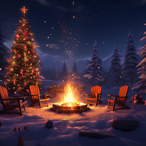 Christmas campfire