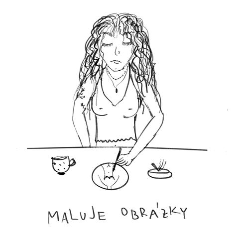 Maluje obrázky