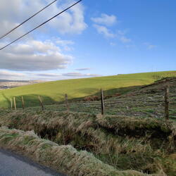 over the northern moorland