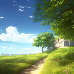 hot summer afternoon