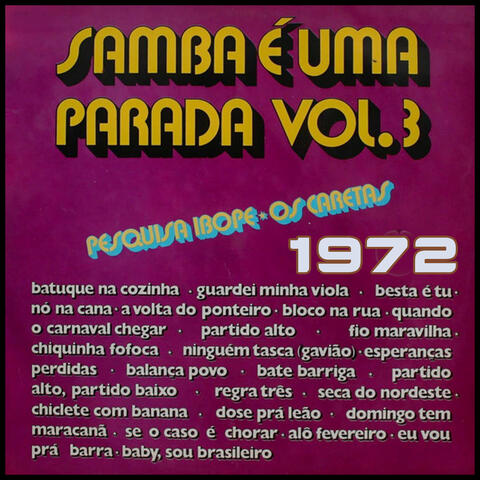 SAMBA É UMA PARADA - VOL. 03
