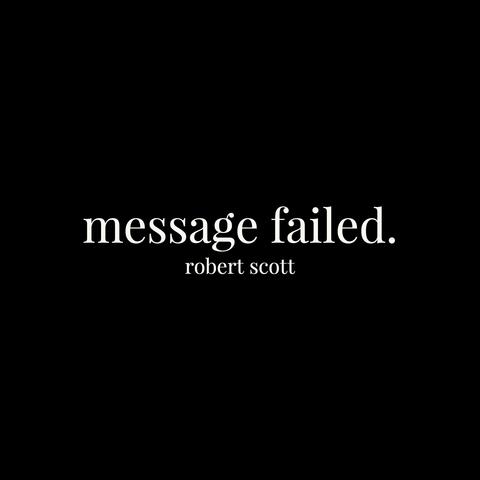 Message Failed