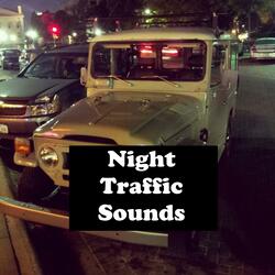 Cars and Trucks at Night on the Road