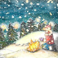 Winter, Fire and Snow