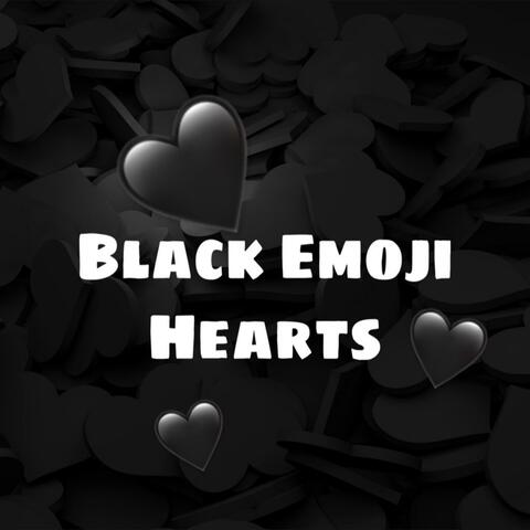 Black Emoji Hearts
