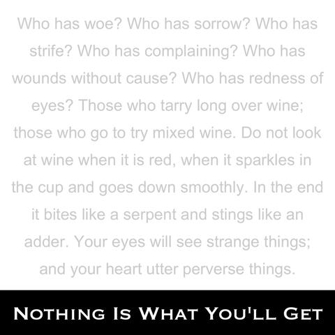 Nothing Is What You'll Get