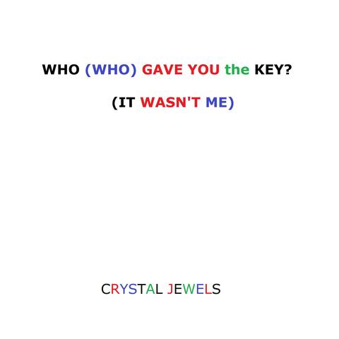 Who Who Gave You the Key (It Wasnt Me)