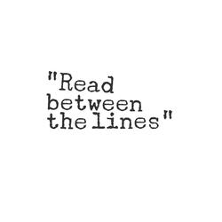 Read Between the Lines