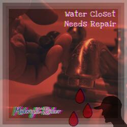 Water Closet Needs Repair