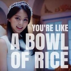 You're Like a Bowl of Rice