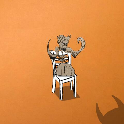 Satan Sitting in a Chair