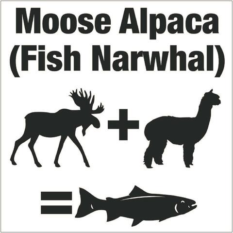 Moose Alpaca (Fish Narwhal)