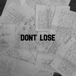Don't Lose