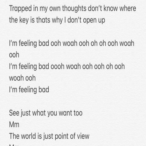 I'm Feeling Bad