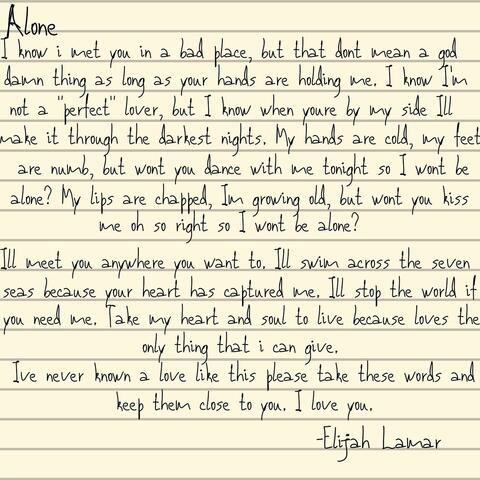 Alone