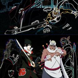 Sasuke Uchiha Vs Killer Bee (Batallas Narradas en Rap)