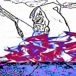 Blood Drip Down Fangs