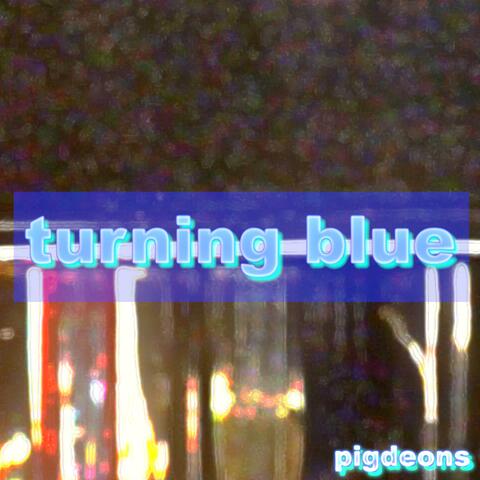 turning blue