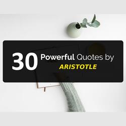 30 Powerful Quotes by Aristotle
