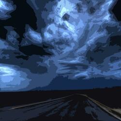 Distant Stormy Streets