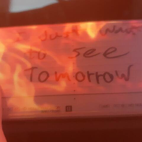 I Just Want to See Tomorrow