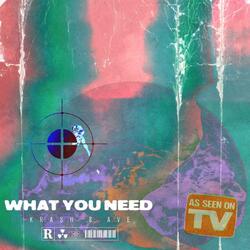 What You Need (feat. A1 Ave)