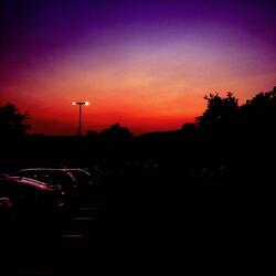 Gone by dusk
