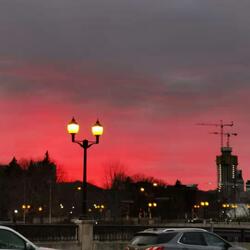 sunset.