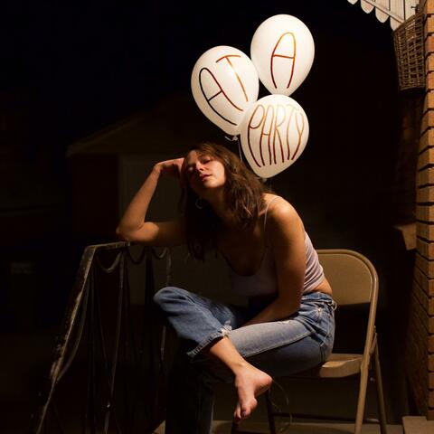 at a party.