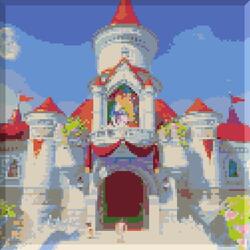 Super Mario 64 Peach's Castle 8-Bit