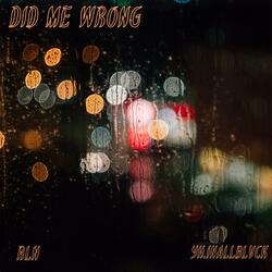 Did Me Wrong