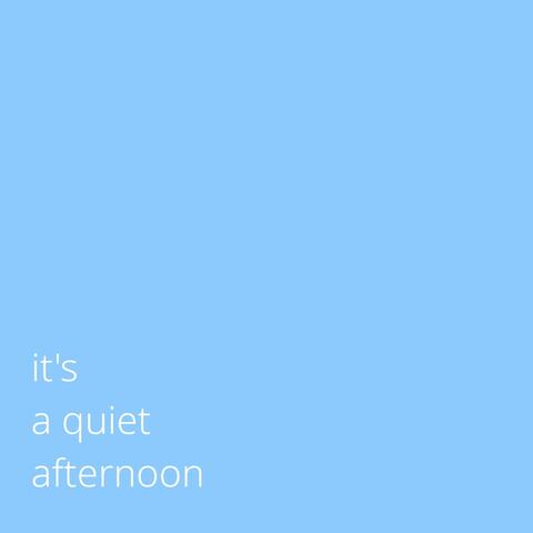A Quiet Afternoon