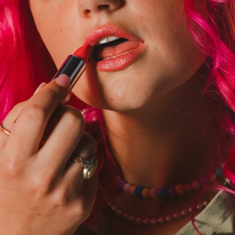 pink lips