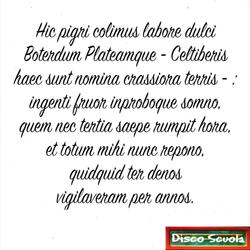 Hic pigri colimus labore dulci...(Epigrammi XII, 17)