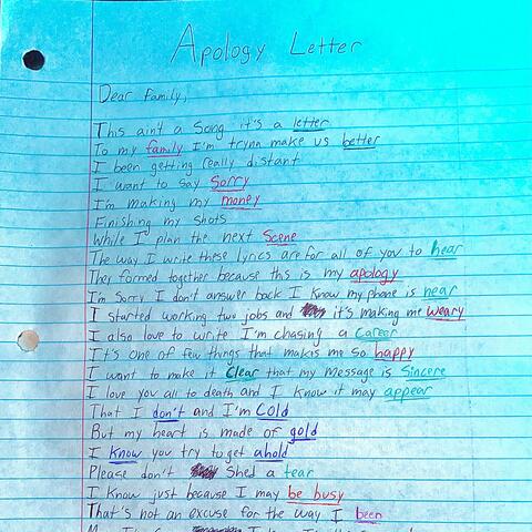 Apology Letter