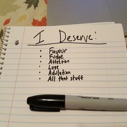 I Deserve